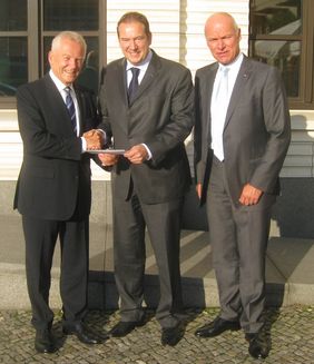 Dr. Rüdiger Grube, Henning Otte, MdB undd Ulrich Homburg